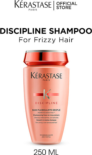 Kerastase Discipline Sulfate Free Shampoo 250ml - For Frizzy & Unruly Hair