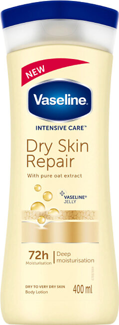 Vaseline Intensive Care Dry Skin Repair with Pure Oat Extracts Body Lotion 400ml
