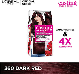 L'Oreal Paris Casting Creme Gloss - 360 Dark Red Hair Color