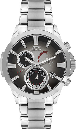 Slazenger Gents Stainless Steel Watch SL.9.6383.2.01 Black