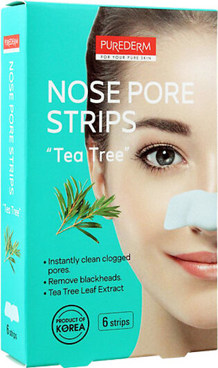 Purederm Nose Strips Tea Tree 6 Strips