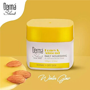 Derma Shine Honey and Almond Moisturising Cream 100g