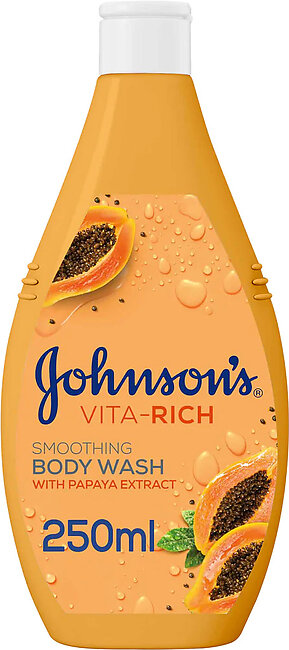 Johnson's Vita Rich (Papaya) Body Wash Smoothing 250ml