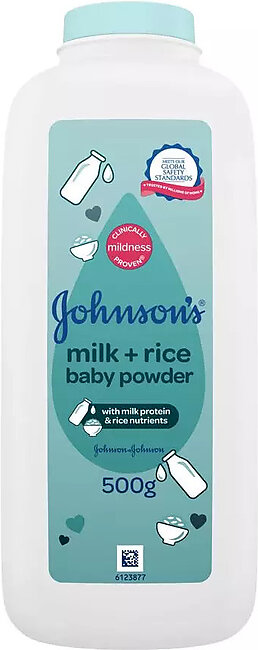 Johnson's Powder Milk & Rice Powder 500g