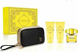 Versace Yellow Diamond EDT 4PCS Gift Set  Women