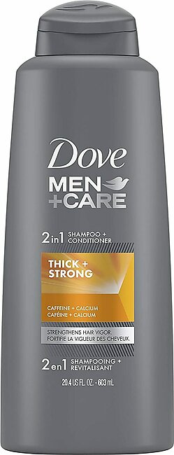 Dove Men Care Thick & Strong 2 in 1 Shampoo and Conditioner 603ml