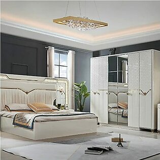 Sleek Design Of White & Gold Furniture Collection