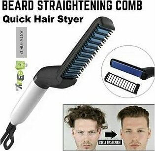 Electric Beard Straightener Hair Straightening Comb For Men