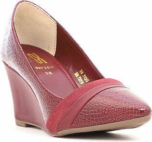 Maroon Winter Court Shoes WN7250