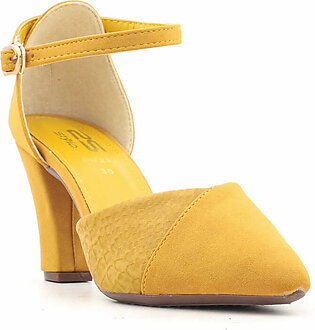 Yellow Winter Court Shoes WN7249