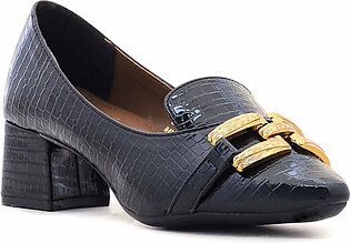 Black Winter Court Shoes WN7229