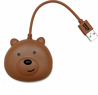 Miniso We Bare Bears-Grizz 4-Port USB Hub