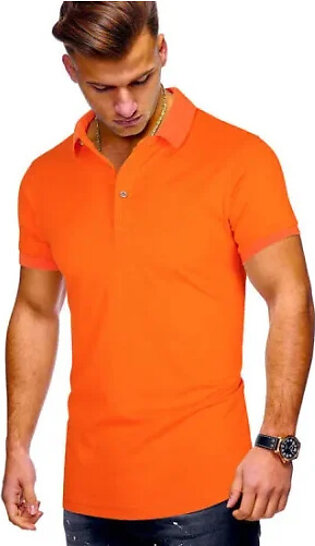 Vibrant Orange Polo Shirt...