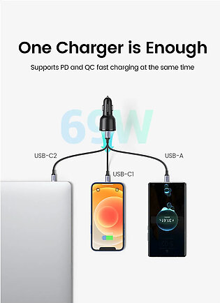 UGREEN 69W Car Charger...