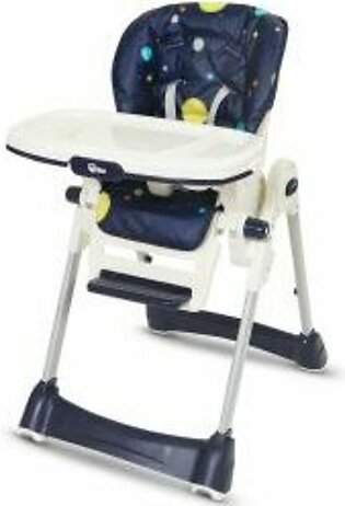 BABY ADJUSTABLE HIGH CHAIR-BLUE PLANET