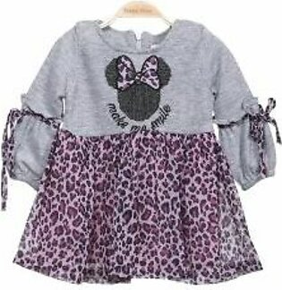 GIRL TOP GREY MINNIE MOUSE