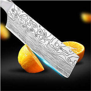 Nakiri Chef's Kitchen Knife | High Carbon Stainless Steel with Ergonomic Handle.