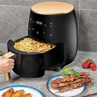 Electric Air Fryer Digital Touch Screen | Non-Stick Removable Basket With 8 Functions.