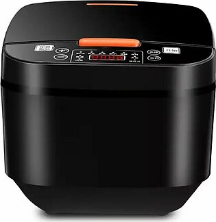 Electric Rice Cooker With Steamer | Non-Stick Large Capacity 5L Multi-Function Rice Cooker.