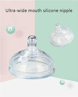 Fast Flow Bottle Nipples | Silicone Replacement Nipple For Breastfeeding Bottles.