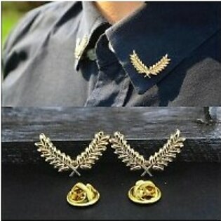 Three-dimensional Wheat Shirt Collar Brooch Pins For Men