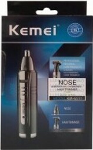 Kemei KM - 6511 2 in 1 Rechargeable Multifunctional Nose & Hair Trimmer