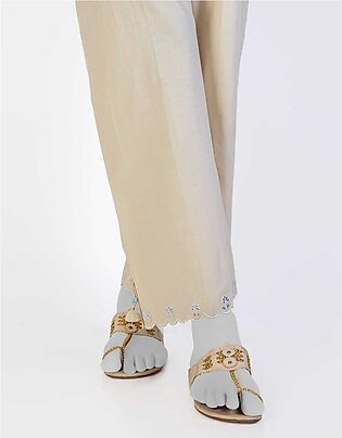 OFF WHITE LAWN GIRL TROUSERS | JGT-S-JYT-24-7801