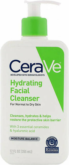 CeraVe Hydrating Facial Cleanser - 355 ml