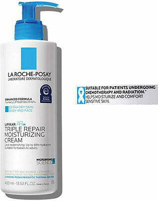LA Roche Posay Lipikar AP+M Triple Repair Face/Body Moisturizer For Dry Skin- 400ml