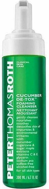 PTR Cucumber D Tox Foaming Cleanser - 200ml