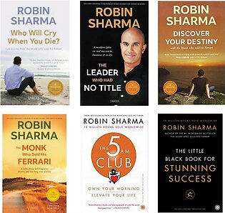 Set of 6 Robin Sharma books