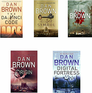 Set of 5 Dan Brown books