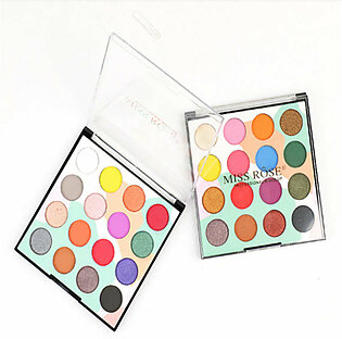 Miss Rose 16 Color Matte And Shimmer Eyeshadow Pallete