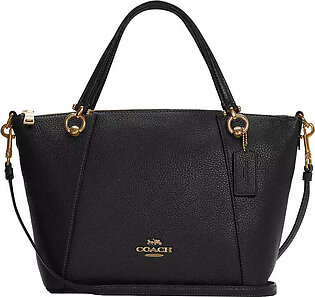 Coach Kacey Satchel in Signature Canvas Bag Small