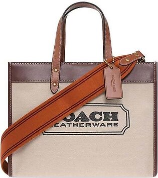 Coach Badge Field Tote 30 Small Bag - Brown