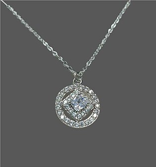 Elegant Round Diamond Necklace