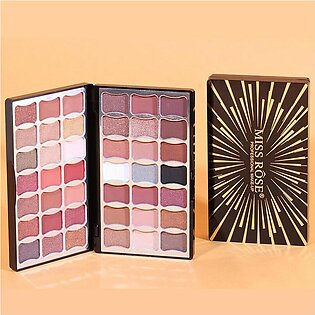 Miss Rose 42 Color Matte Shimmer Eye Shadow Palette Waterproof Highly Pigmented
