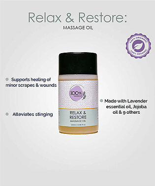 Relax & Restore Massage Oil - 120ml