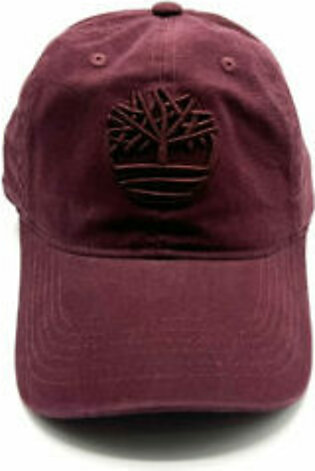 Timberland Signature Logo Baseball Cap Maroon