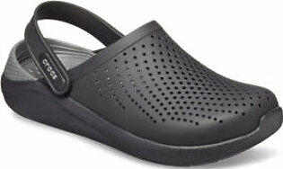 Crocs LiteRide Clogs Lightweight Padded Slip On Sandals – All Black