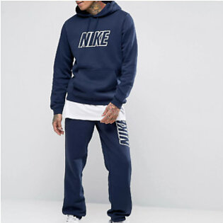 Nike Tracksuit Set With Large Logo In Blue
