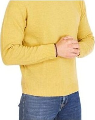 McGlenn Cashmere Wool Crew Sweater – Yellow