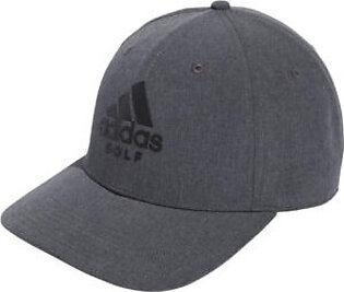 ADIDAS Golf Heathered Badge of Sport Hat – Charcoal