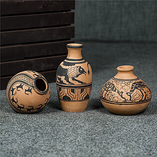 Hand Painted Pots Set Mehrgarh and Harappa – Ancient Tales Pottery