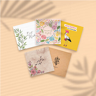 Digital Printed Card Bundle-  Heartfelt Greetings