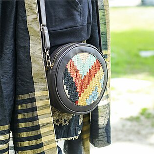 Handmade Ladies Kilim Bag- Round