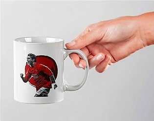 Ceramic Tea Mug- Digital Printed Football Theme Design 1