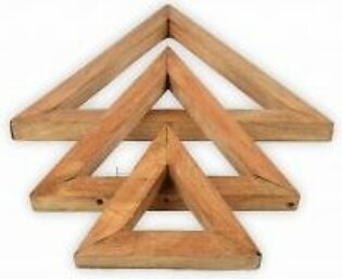 Wooden Coasters – Triangle – Set of 3