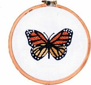 Embroidered Hoop Frame – Butterfly