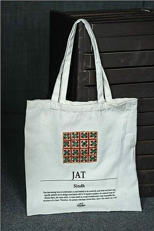 Embroidered Tote Bag – Jat